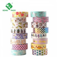 2018 Office Stationery Colorful Wrapping Paper Craft Christmas Tree Series Fancy Printed Decorative Washy Adhesive Tape