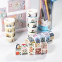 Stamp Series Decorative Adhesive Tape Masking Washi Tape Diy Scrapbooking Sticker Label Sationery